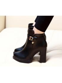 Outlet Women's Chunky heel&high heel platform boots