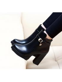 Outlet Women's Chunky heel&high heel platform boots