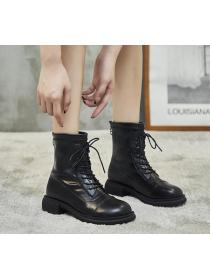 Outlet High-quality Fashion Lace-up boots