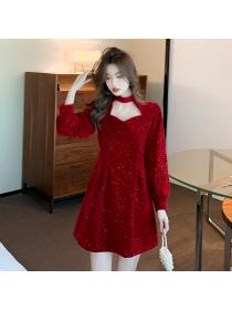 Outlet Christmas and party blingbling dress for women