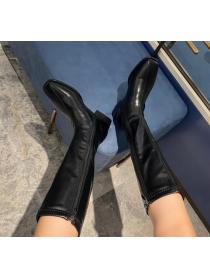 Outlet Thin knight boots high-tube spring and autumn boots