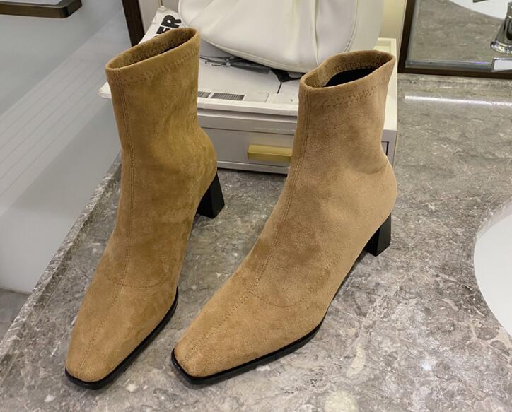 Outlet Fashionable Women's Suede short boots
