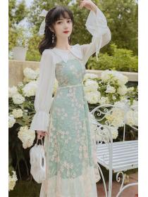 For Sale Flower Embroidery  Fashion  Dress