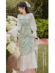 For Sale Flower Embroidery  Fashion  Dress