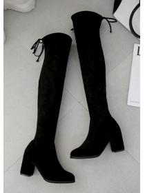 Outlet Sexy style Suede Fashion BHigh boots 