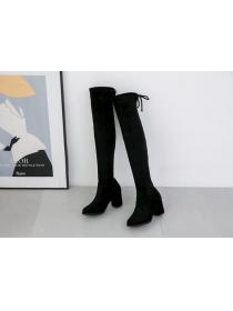 Outlet Sexy style Suede Fashion BHigh boots 