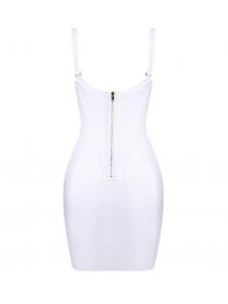 Outlet Winter new backless birthday party dress ladies Bodycon dress