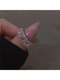 Korean fashion Opening ring Jewely Simple Elegant Women’s copper ring Ladies Accessories