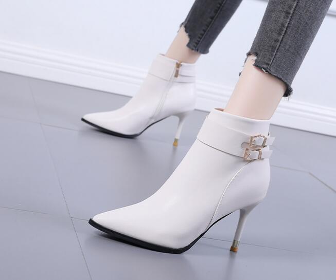 Outlet Sexy Point-toe Fashion High heels Boots