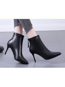 Outlet Fashonable Quality Zipper High heels Boots