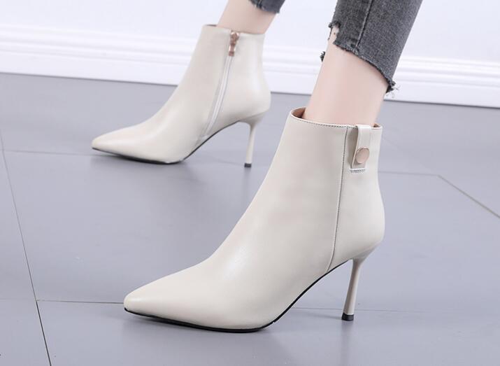Outlet Sexy Point-toe Fashionable High heels Boots