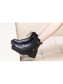 Outlet Winter Fashion Lace-up Martin boots for women 
