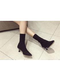 Outlet Autumn&winter pointed high-heel socks boots for women 