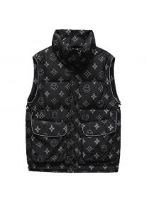 Outlet Winter new Korean fashion printed student waistcoat jacket