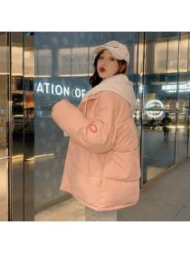 Outlet Winter fashion student cotton coat Korean style loose short coat 