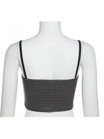 Outlet Hot style women's fashion suspenders sexy off-shoulder slim vest
