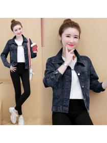 Outlet Korean style loose coat spring and autumn jacket for women