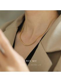 Korean fashionnecklace Jewely Simple Elegant Women’s brass Ladies Accessories