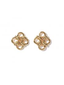 Chinese style fashion exquisite earrings Jewely Simple Elegant Women’s brass Ladies Accessories