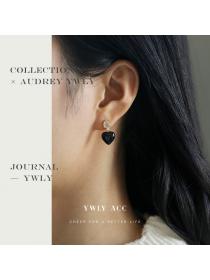 Korean fashion Vintage style earrings Jewely Simple Elegant Women’s brass Ladies Accessories