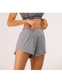 Anti-glare Sports Shorts Women's Lined Loose Gym Running Outside Wear Drawstring Yoga Pants