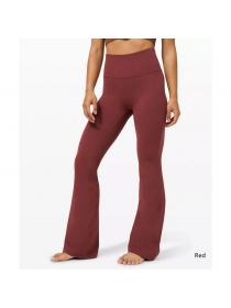 Outlet New casual sports pants high waist elastic yoga clothes wide leg yoga pants
