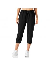 Outlet Summer loose casual sports quick-drying cropped pants outdoor fitness running breathable h...