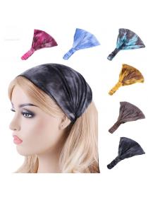 Outlet Women's Tie Dye Wide Headband Vintage Elastic Hairband