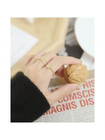 Outlet simple fashion copper ring Open ring jewelry