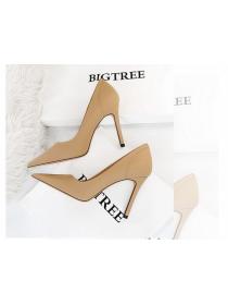 Low simple stilettos slim high-heeled shoes for women