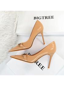 On Sale Fashion fine-root low slim pointed high-heeled shoes