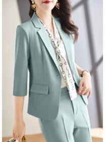 Outlet Temperament grace spring and summer business suit a set