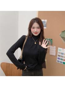 Outlet Western style sweater spring bottoming shirt