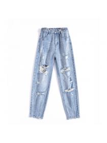 Outlet Spring new loose Casual jeans women's harem pants