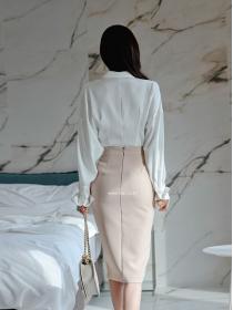 Korean fashion slim temperament all-match Fashion Dress