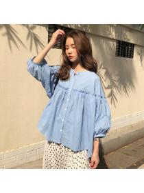 Outlet Korean style loose chouzhe tops doll maiden shirt