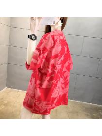 Outlet Short sleeve large yard Korean style T-shirt for women