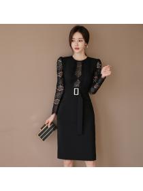 Outlet Lace package hip Korean style slim spring dress