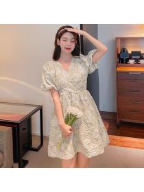 Outlet spring and summer temperament dress