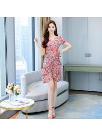 Outlet Chiffon summer floral dress for women