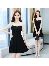 Outlet Slim Western style fashionable dress for women
