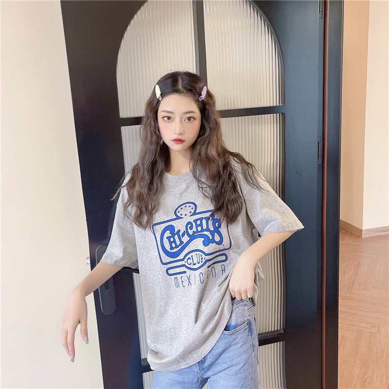 Outlet Loose summer T-shirt Casual tops for women