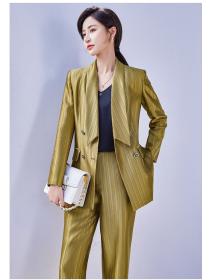 Fashion Grace business suit spring suit pants a set for women