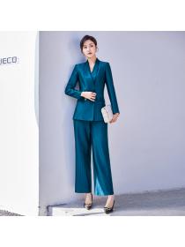 Fashion Grace business suit spring suit pants a set for women