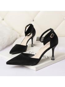 Outlet Fashion Pointed high-heeled shoes low sandals for women