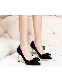 Outlet Korean fashion pointed toe shallow mouth high heels banquet shoes