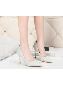 Outlet Korean fashion pointed toe high heels nightclub women's matching shoes