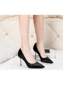 Outlet Korean fashion pointed toe shallow mouth high heels professional OL women's nightclub shoes