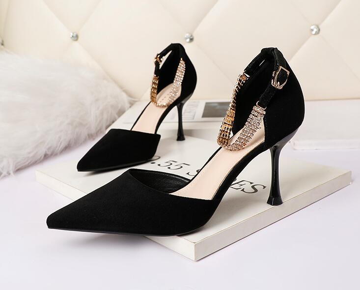 Outlet Sexy pointed toe high-heeled sexy sandals