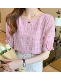 For Sale Chiffon Fashion Hollow Out Blouse 